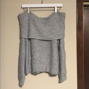 Off the shoulder sweater